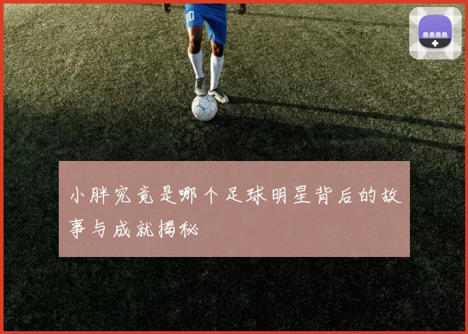 小胖究竟是哪个足球明星背后的故事与成就揭秘