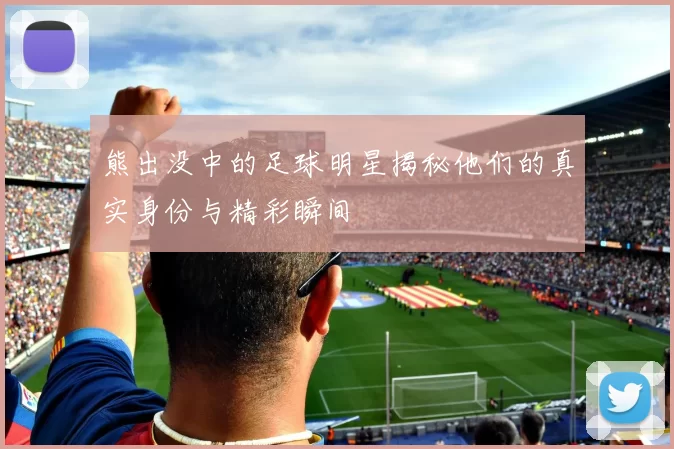 熊出没中的足球明星揭秘他们的真实身份与精彩瞬间