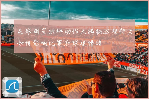 足球明星挑衅动作大揭秘这些行为如何影响比赛和球迷情绪